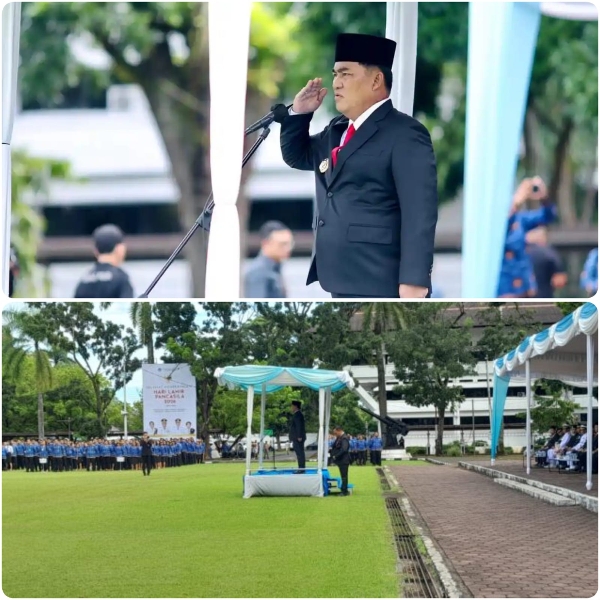 Gubernur Yulius Selvanus Pimpin Upacara Hari Lahir Pancasila: Pancasila Pemersatu Bangsa, Juga Fondasi Perdamaian Dunia