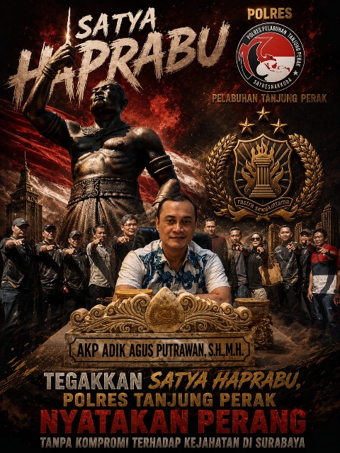 AKP Adik Agus Putrawan, S.H., M.H : Komitmen Satya Haprabu, Polres Pelabuhan Tanjung Perak Pastikan Negara Tidak Kalah Melawan Kejahatan