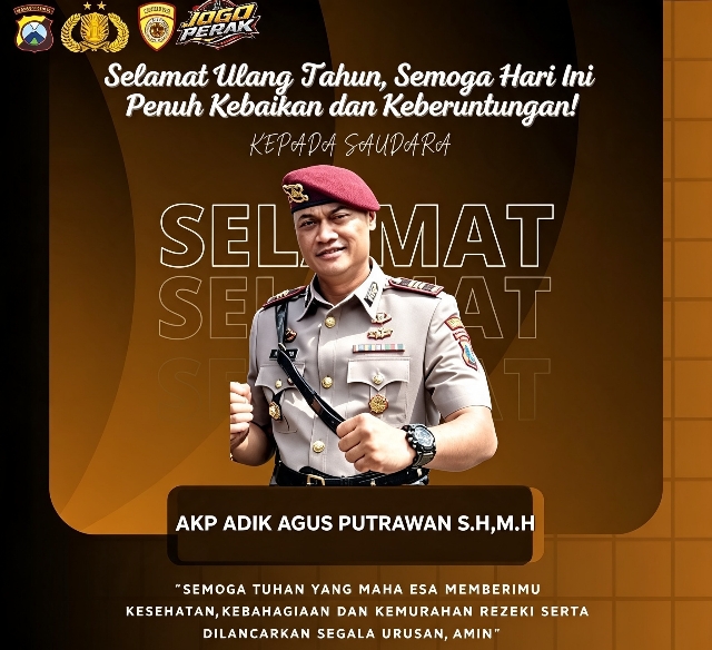 KOMUNITAS SELATAN KERAS SAMPAIKAN SELAMAT ULANG TAHUN KEPADA KASAT RESERSE NARKOBA POLRES PELABUHAN TANJUNG PERAK
