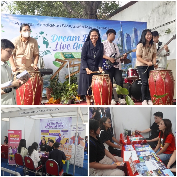 SMA Santa Maria Surabaya Rayakan 75 Tahun, Gelar Pameran Pendidikan “Dream Big, Live Green”