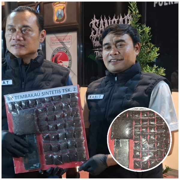 Lagi-Lagi Satresnarkoba Polres Pelabuhan Tanjung Perak Menunjukkan Taringnya dalam Membongkar Peredaran Narkoba Jenis Tembakau Sintetis, 148,7 Gram Disita