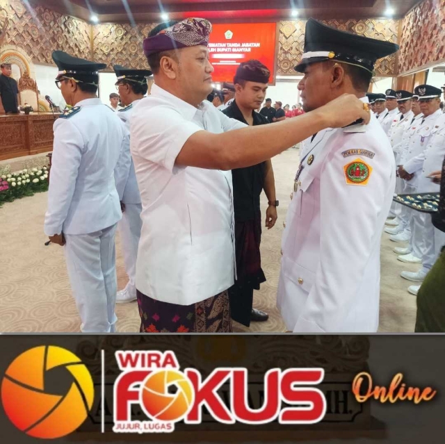 Bupati Gianyar Lantik Perbekel Periode 2026–2034, Tekankan Pentingnya Pelayanan kepada Masyarakat